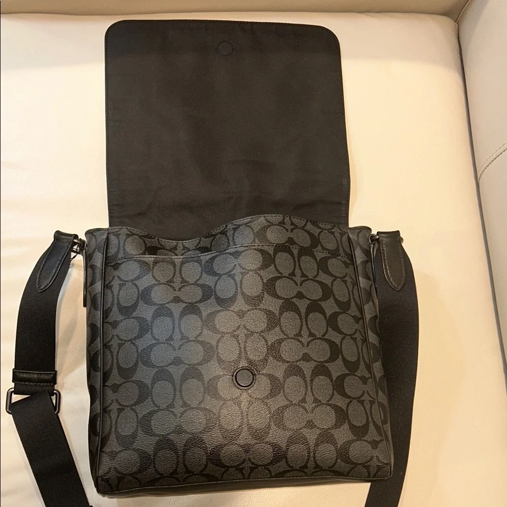 Coach Houston Map Messenger Bag